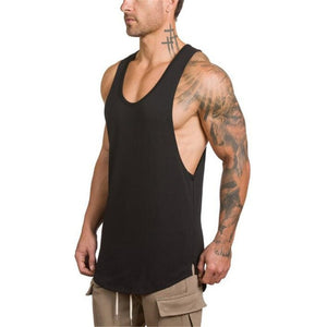 Brand gyms clothing Brand singlet canotte bodybuilding stringer tank top men fitness shirt muscle guys sleeveless vest Tanktop