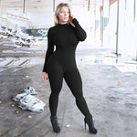 2019 Woman Sportswear Yoga Set Mesh Patchwork Black Sport suit Jumpsuit Fitness clothing sports wear for women gym clothing