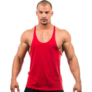 7 Colors Men Tank Top Men Stringer Tank Top Fitness Singlet Sleeveless Shirt Workout Man Undershirt Clothing New