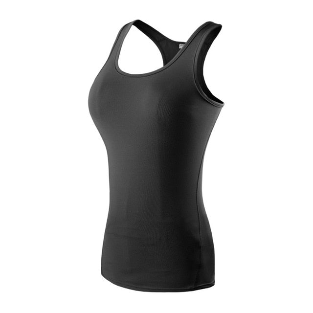 Yoga Shirt Sport Running Quick Dry Vest High elasticity Tight fitting Women GYM Clothing fitness bodybuilding T shirt