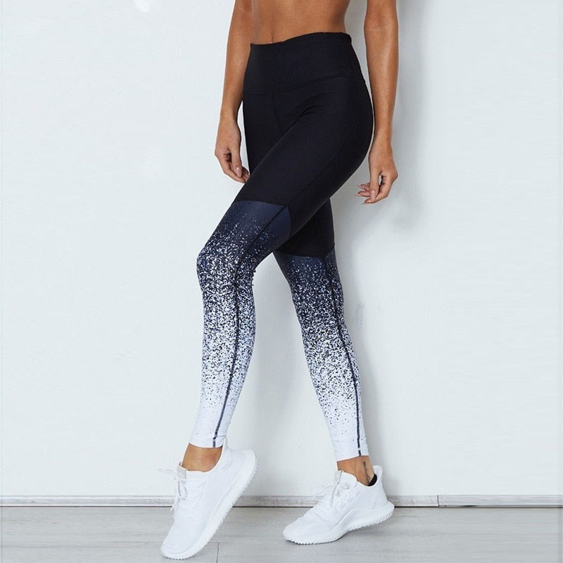 Chinese Style Printed Yoga Pants Women Sports Clothing Sport leggings Fitness Yoga Running Tights Sport Pants Compression Tights
